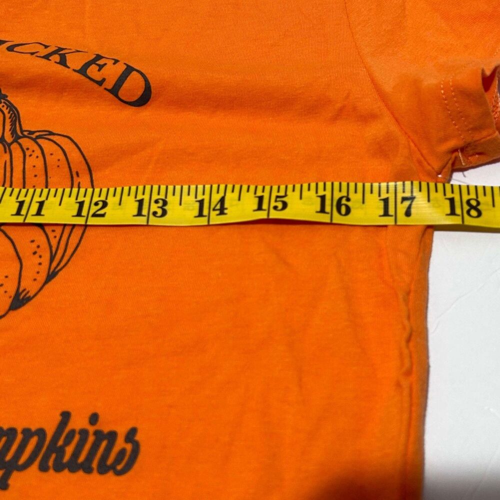 NEW Women's Sz Sm "Hand Picked Farm Fresh Pumpkins" Adiva Thanksgiving Shirt - Picture 7 of 8